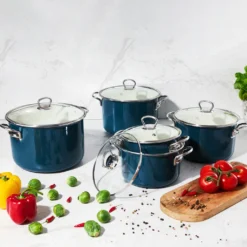 Kochtopf PLUS 22 Cm Emaliert Türkis EMALIA OLKUSZ -Brutzellust Verkaufsgeschäft b1d1123f3825ca2568b79f5197b185b9