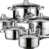 ELO 99805 Topf-Set Skyline 5tlg., Silber, 5-teilig (1 Set)