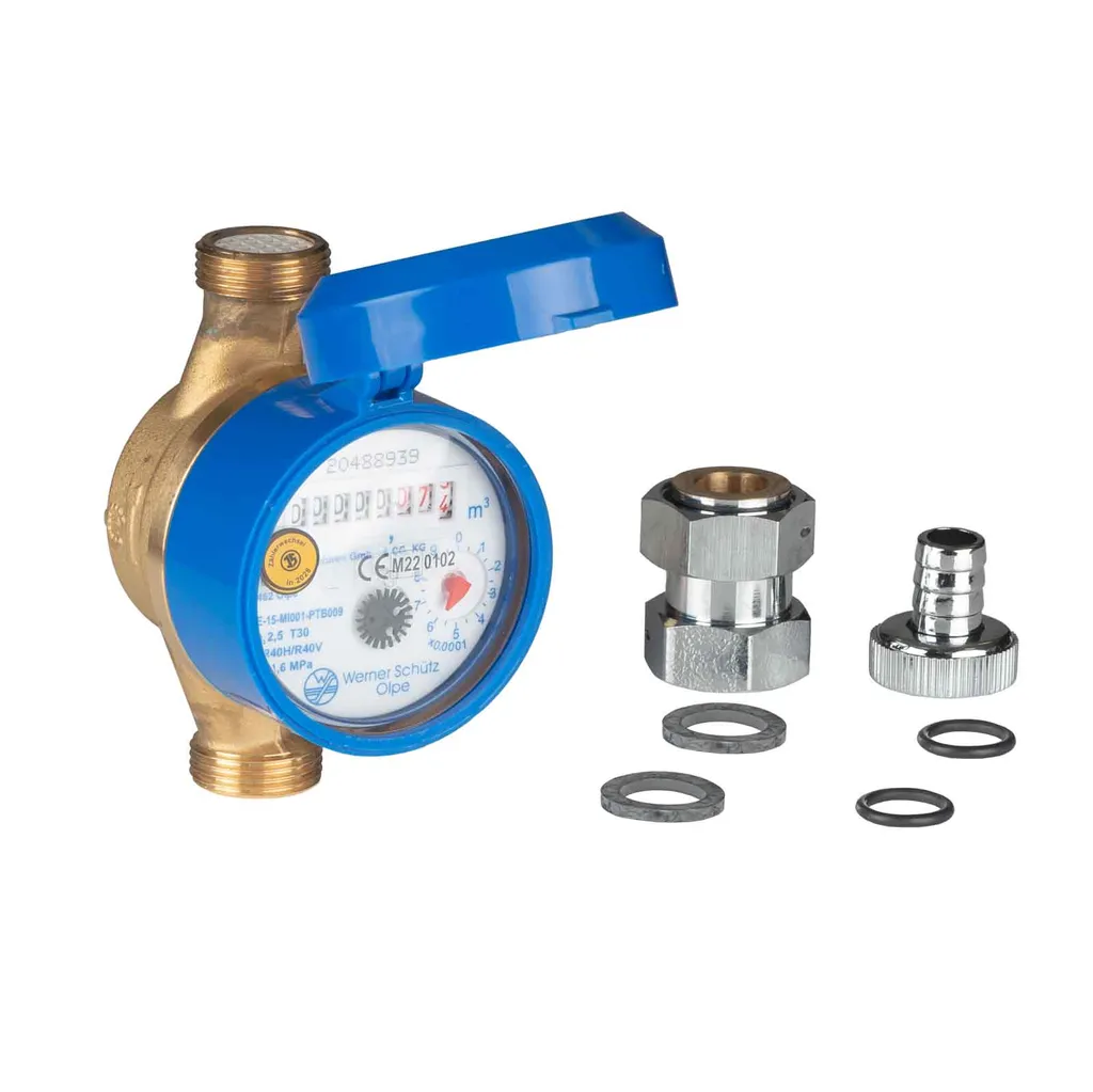 JS SCHÜTZ Zapfhahnzähler 110 Mm Mit 3/4 Zoll Anschluss 6 JS SCHÜTZ Zapfhahnzähler 110 Mm Mit 3/4 Zoll Anschluss – Bild 6