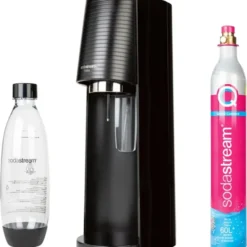 SodaStream TERRA Wassersprudler, Schwarz -Brutzellust Verkaufsgeschäft b4085be333d8e86d2a5f593be51e76ef