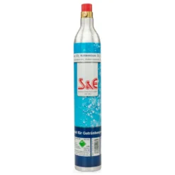 2 X CO2 Reserve-Zylinder Für 425g | 60l Sprudel-Wasser - Kohlensäure Nachfüll-Flasche Kompatibel Mit Soda Wasser-Sprudler -Brutzellust Verkaufsgeschäft b4197f521088d90e05d8209fb0e309dd