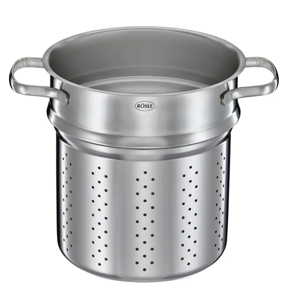 Rösle Pastatopf 20 Cm DIALOG Edelstahltopf Mit Pastaeinsatz 13154 2 Rösle Pastatopf 20 Cm DIALOG Edelstahltopf Mit Pastaeinsatz 13154 – Bild 2