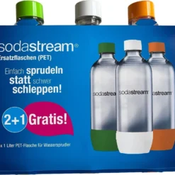 SodaStream PET Ersatzflaschen 2+1 -Brutzellust Verkaufsgeschäft b81cc53de65cc10f1722329d33bffc86