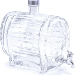 GETRÄNKESPENDER Mit Zapfhahn Für Likör Wein Fass Wasserspender Saftspender 1,5 L
