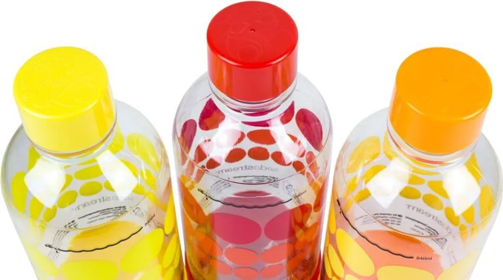 Sodastream 3000036 Plastikflaschen, 1 L, Gelb, Rot, Orange, 3 Stück 4 Sodastream 3000036 Plastikflaschen, 1 L, Gelb, Rot, Orange, 3 Stück – Bild 4