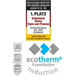 Schulte-Ufer Set 1071 Avanti Set, 9tlg. Edelstahl Topfset, Induktionstauglich, Inklusive 3 Glasdeckel & 2 Bratpfannen, Innenskalierung, Schüttrand -Brutzellust Verkaufsgeschäft bb3898ae73befcc816ffff14b1cec7fd