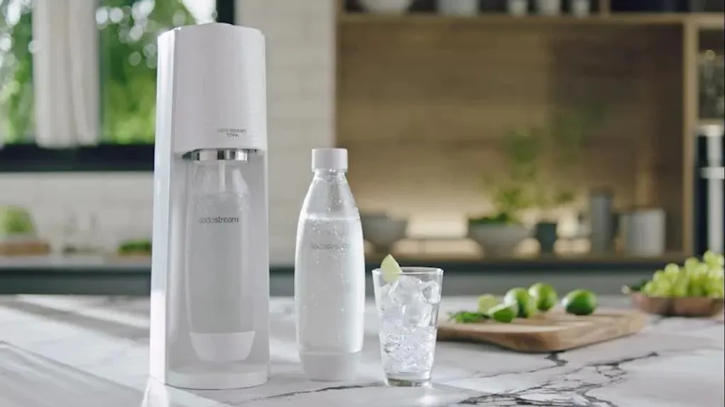 Sodastream Wassersprudler Terra White + 1 X PET Flasche + CO²Zylinder + 2x Pepsi Max Sirup Lime/Cherry 2 Sodastream Wassersprudler Terra White + 1 X PET Flasche + CO²Zylinder + 2x Pepsi Max Sirup Lime/Cherry – Bild 2