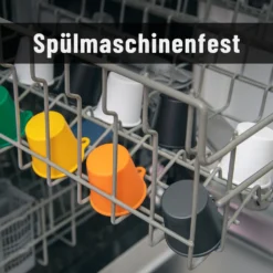 SoPro 12x Schnapsbecher Plastik 4 Cl Wiederverwendbar - Shotgläser 40 Milliliter Schwarz - Mehrweg Schnapsglas Zum Umhängen -Brutzellust Verkaufsgeschäft bed5dbc80aa5406bcbd662de60b927a3 1