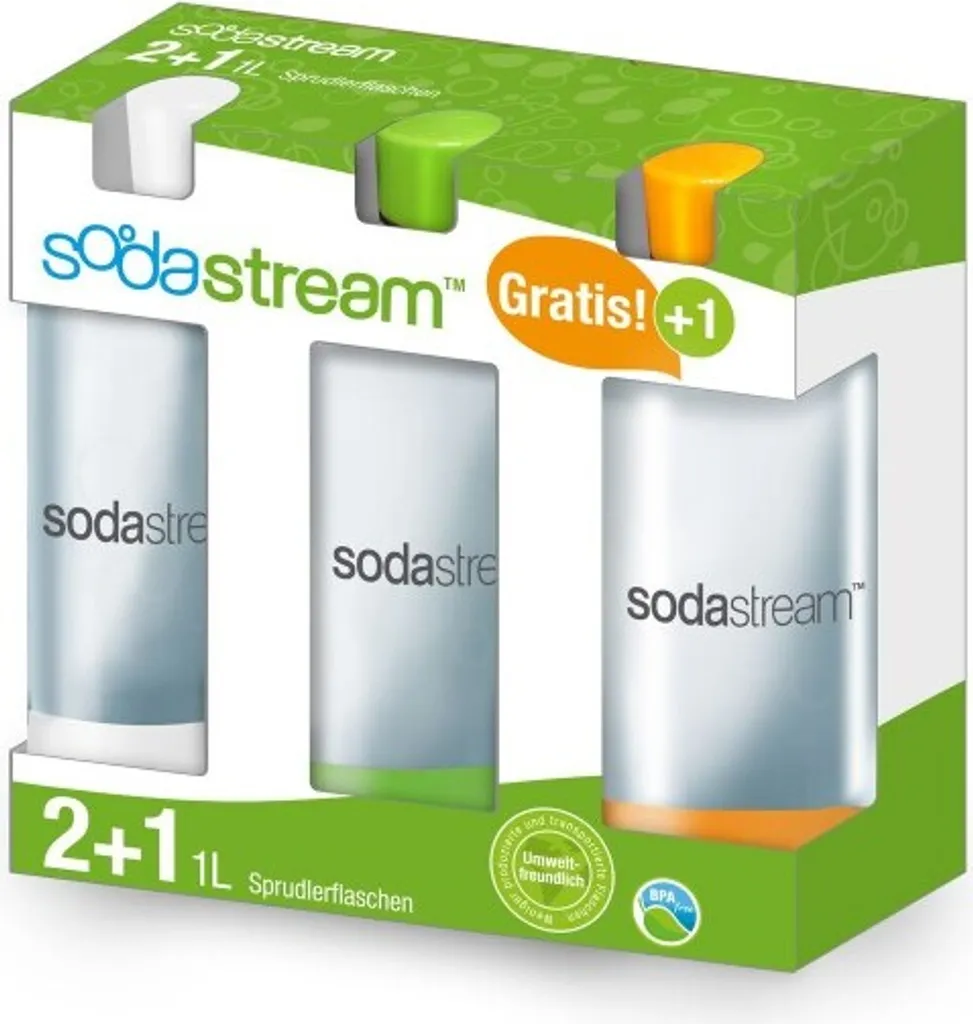 Sodastream PET-Flaschen 2+1 Pack 1L 1 Sodastream PET-Flaschen 2+1 Pack 1L