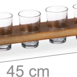 Relaxdays Schnapsbrett Holz Mit 6 Gläsern -Brutzellust Verkaufsgeschäft c29ecc06eea611b072faba2aebd27b27