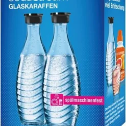 SodaStream Glaskaraffen 0,6 Liter Im 2er-Pack, 764997 -Brutzellust Verkaufsgeschäft c2babd52423b0e82930c4852cd1fd4ff
