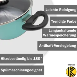 Karl Krüger 17/M Aluguss Koch-Topfset Topf 17tlg. Küchenhelfer Mint -Brutzellust Verkaufsgeschäft c3b57ad19304c5166f5880345adc3671