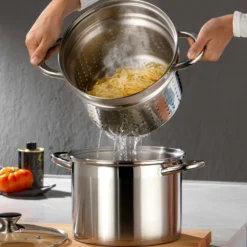 GSW Pasta-Topf Treviso 22 Cm Mit Glasdeckel, 975360, Edelstahl Rostfrei 18/8, Ca. 6,5 L 7 GSW Pasta-Topf Treviso 22 Cm Mit Glasdeckel, 975360, Edelstahl Rostfrei 18/8, Ca. 6,5 L -Brutzellust Verkaufsgeschäft c3ef25a33ae535e93b26723ad34c36c1