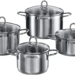 Silit Kochtopf-Set Diamant 4tlg. Aus 18/10 Edelstahl Mit SiliTherm-Allherdboden