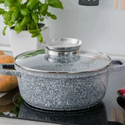 Graue Töpfe Und Kasserolle Mit Marmorbeschichtung 29 Graue Töpfe Und Kasserolle Mit Marmorbeschichtung -Brutzellust Verkaufsgeschäft c9039fe9c76cf7d9c00df7412d3eb067