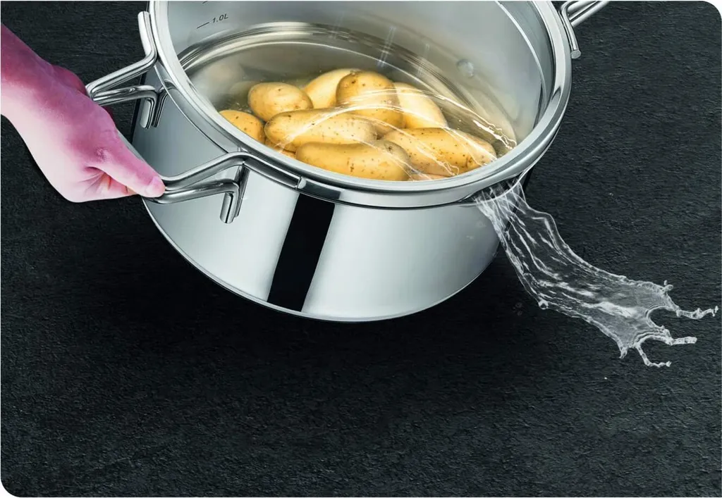 TEFAL Nordica H852SA55 Stahl-Topfset Mit Deckel 10-teilig, Topf: 18/20/24 Cm, Kochtopf Hoch 22cm, Rondel 16cm 4 TEFAL Nordica H852SA55 Stahl-Topfset Mit Deckel 10-teilig, Topf: 18/20/24 Cm, Kochtopf Hoch 22cm, Rondel 16cm – Bild 4