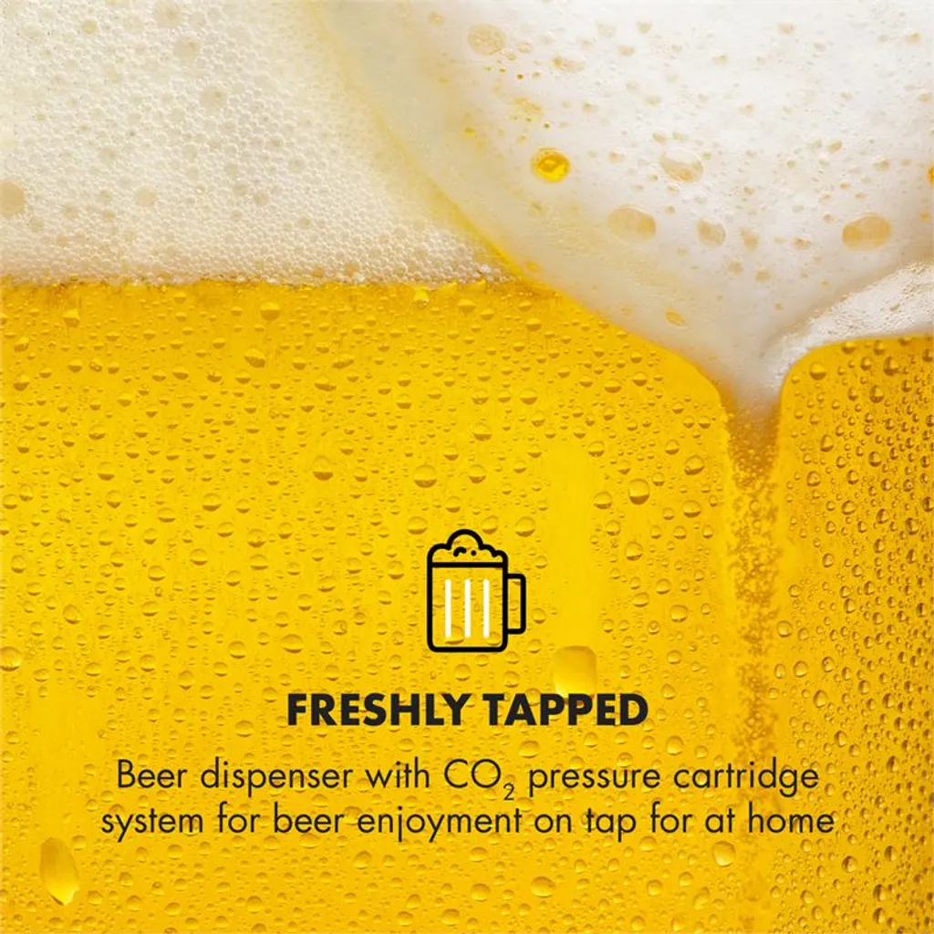 Skal Bierzapfanlage Bierkühler 5l Fässer CO2 Edelstahl Schwarz 4 Skal Bierzapfanlage Bierkühler 5l Fässer CO2 Edelstahl Schwarz – Bild 4