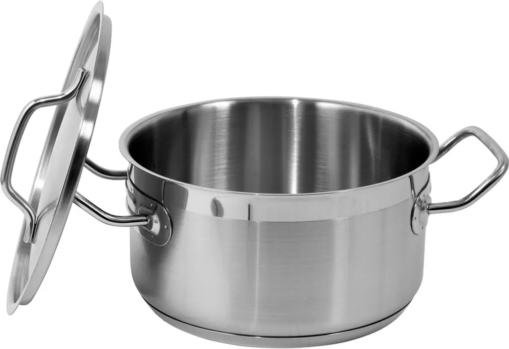YATO Kochtopf Mit Deckel 20x10,5 3,3L Gastronomie Qualität Edelstahl Topf Gastro Induktion 3 YATO Kochtopf Mit Deckel 20x10,5 3,3L Gastronomie Qualität Edelstahl Topf Gastro Induktion – Bild 3