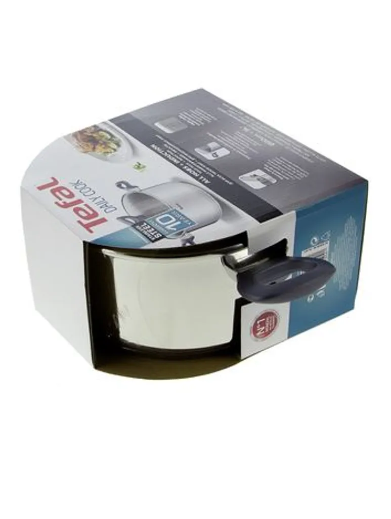 Tefal G7124414, 2,5 L, Rund, Edelstahl, Edelstahl, Keramik, Gas, Halogen, Induktion, 175 °C 2 Tefal G7124414, 2,5 L, Rund, Edelstahl, Edelstahl, Keramik, Gas, Halogen, Induktion, 175 °C – Bild 2