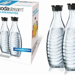 SodaStream Glaskaraffen 0,6 Liter Im 2er-Pack, 764997