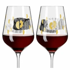 Sagengold Rotweinglas-Set #3, #4 Von Maike Schönebeck -Brutzellust Verkaufsgeschäft ce985efcc239da30b38a637e76888c39