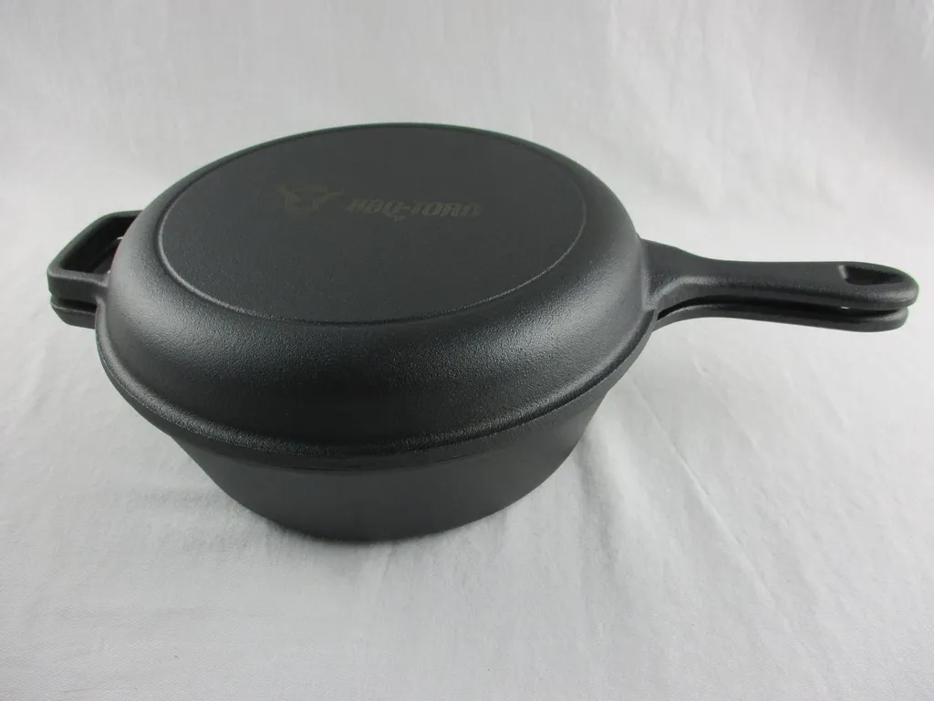 BBQ-Toro Gusseisen Topf Mit Pfannendeckel | 4,4 Liter Stielkasserolle 4 BBQ-Toro Gusseisen Topf Mit Pfannendeckel | 4,4 Liter Stielkasserolle – Bild 4