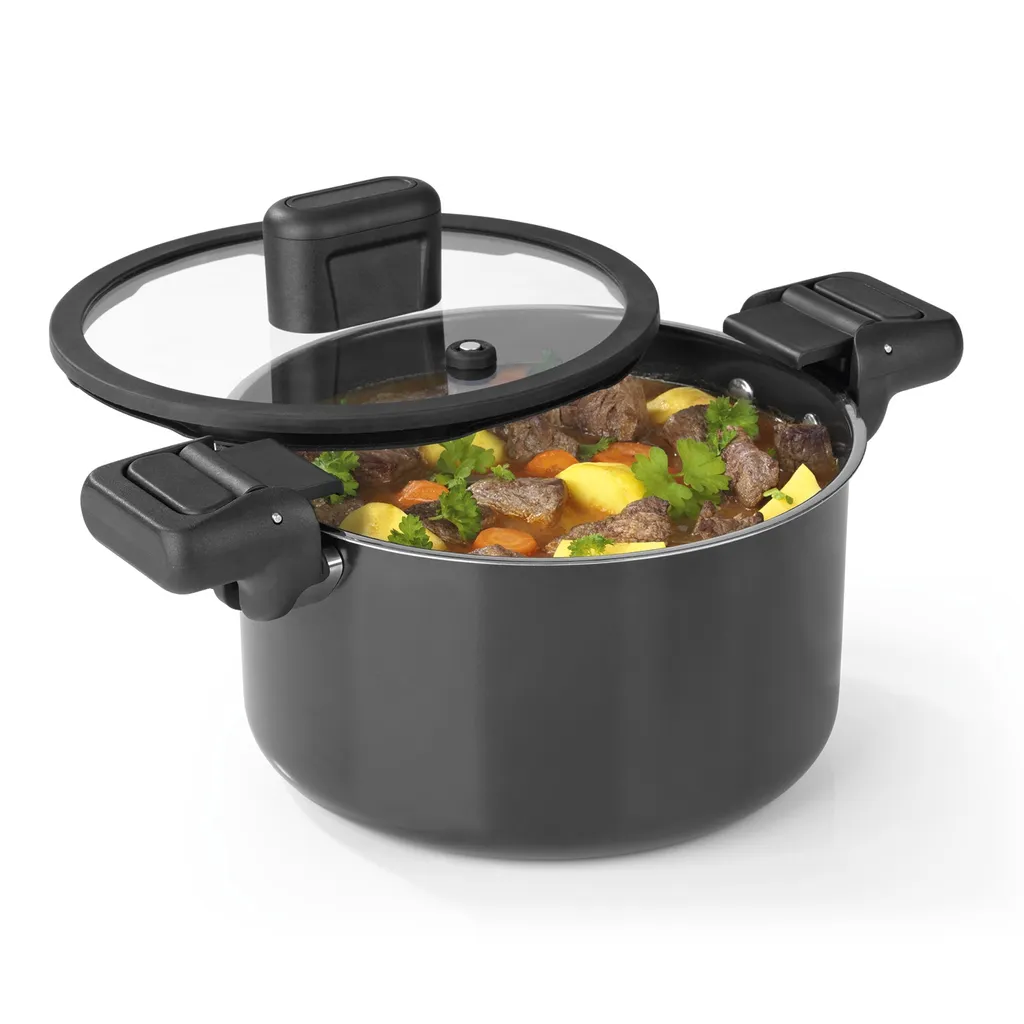 N8WERK Aluguss-Energiespartopf Kochtopf Topf Energiespartopf Aluguss 5,8 L Induktion Deckel Suppentopf Ø 24 Cm 1 N8WERK Aluguss-Energiespartopf Kochtopf Topf Energiespartopf Aluguss 5,8 L Induktion Deckel Suppentopf Ø 24 Cm