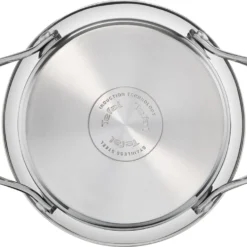 Tefal Virtuoso Topfset, 7-Teilig, Edelstahl - 7-Teiliges Set Aus 1x Stielkasserolle 16cm, 3x Kochtöpfen 16/20/24cm + 3x Deckel -Brutzellust Verkaufsgeschäft d4f046755363974e8c9ab3a72ed76543