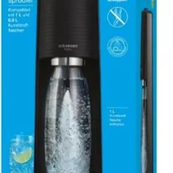 SodaStream TERRA Wassersprudler, Schwarz -Brutzellust Verkaufsgeschäft d5975ecc5d5632c20c5de1ac498e2594