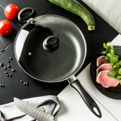 Tiefe Bratpfanne PRESTO Mit Deckel, ø28 Cm 5 Tiefe Bratpfanne PRESTO Mit Deckel, ø28 Cm -Brutzellust Verkaufsgeschäft d5b23f823ab254a4e33fa647d5ce2f48