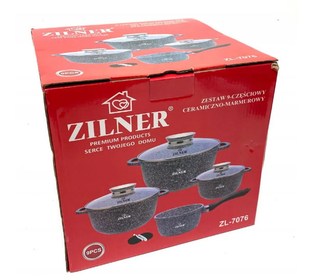 Graue Töpfe Und Kasserolle Mit Marmorbeschichtung 13 Graue Töpfe Und Kasserolle Mit Marmorbeschichtung – Bild 13