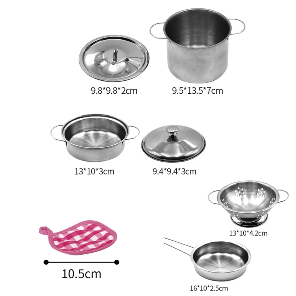 12tlg. Kochset Pfannenset Topfset Kochgeschirr-Set Kochtopf | Pretend Play | Play Food | 3+ | Geschenk Für Jungen Oder Mädchen 4 12tlg. Kochset Pfannenset Topfset Kochgeschirr-Set Kochtopf | Pretend Play | Play Food | 3+ | Geschenk Für Jungen Oder Mädchen – Bild 4