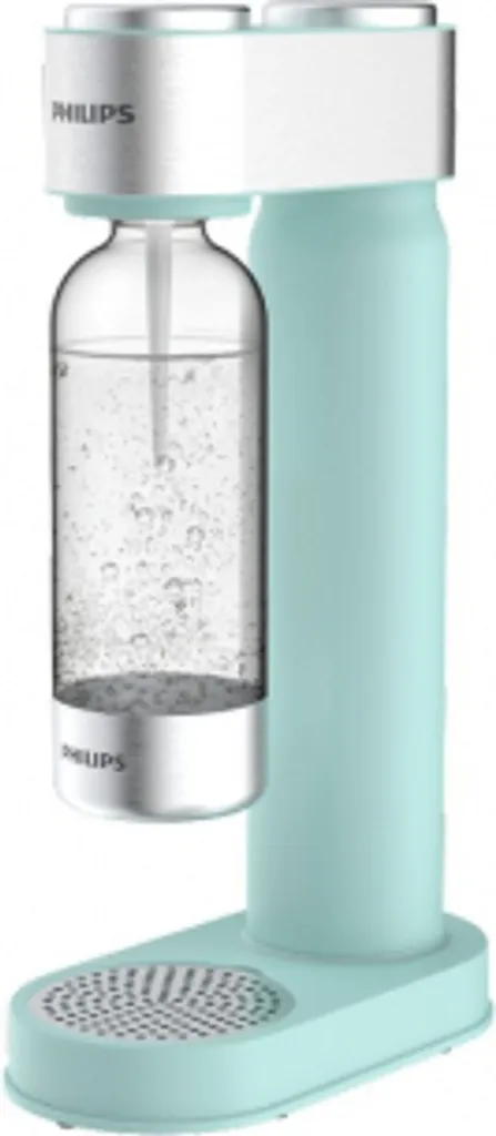 PHILIPS AQUA Soda Maker Wassersprudler + 425 G CO²-Zylinder + 1 PET-Flasche 1 Liter, Mintgrün 1 PHILIPS AQUA Soda Maker Wassersprudler + 425 G CO²-Zylinder + 1 PET-Flasche 1 Liter, Mintgrün