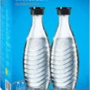 SodaStream Glaskaraffe Duo Pack Mit Schwarzem Deckel 2 Stück Je 600ml
