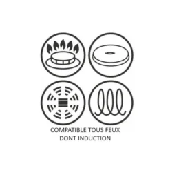 TEFAL G2550102 19 Cm UNBEGRENZTE Pfanne - Alle Kochfelder Einschließlich Induktion - Schwarz -Brutzellust Verkaufsgeschäft d94fe5bef44c03b8984e47a085fbf8f3