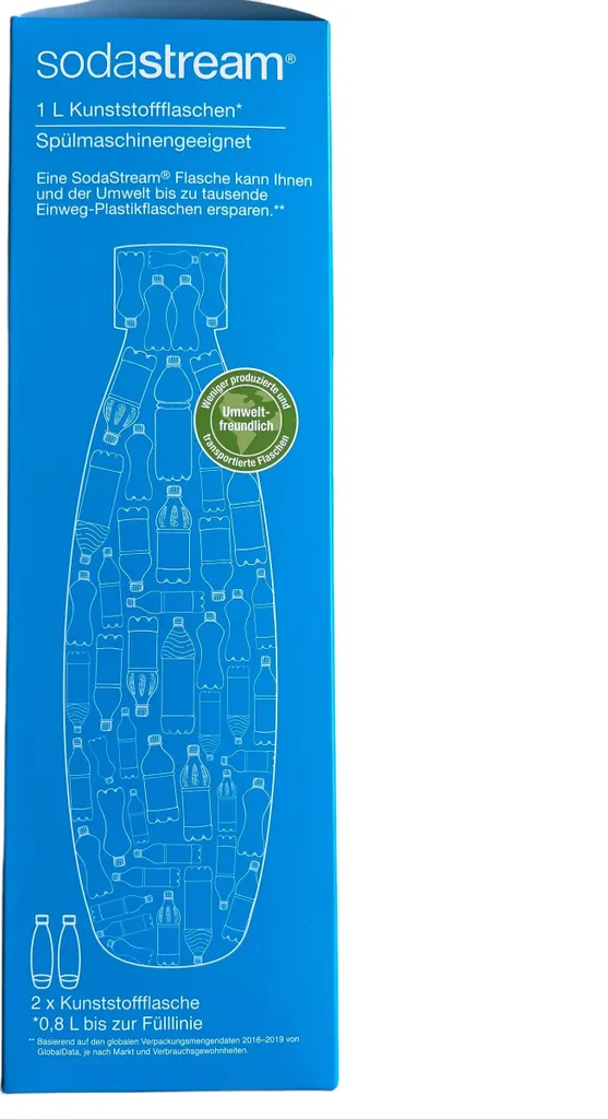 SODASTREAM Tritan-Flasche Fuse Duo (1 L PET Flasche, Nur Für SodaStream Duo-Wassersprudler) 9 SODASTREAM Tritan-Flasche Fuse Duo (1 L PET Flasche, Nur Für SodaStream Duo-Wassersprudler) – Bild 9