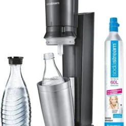 SodaStream Crystal 2.0 Vorteilspack Wassersprudler, Titan, Mit 3 Karaffen -Brutzellust Verkaufsgeschäft dc181311fbc27d5826a4d4357ebb11df