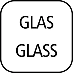 APS Glaskaraffe -ICEBLUE- /// Ø 8 Cm, H: 30 Cm, 0,8 Liter /// Glas, Blau, Silikon /// 10723 -Brutzellust Verkaufsgeschäft de770f03b360e1f98a1c06d7c4925fbd
