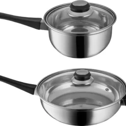 Tectake Topfset Aus Edelstahl Mit Glasdeckeln 12-tlg. - Silber 10 Tectake Topfset Aus Edelstahl Mit Glasdeckeln 12-tlg. - Silber -Brutzellust Verkaufsgeschäft e27e2af994ed56019893ce11a82abf23