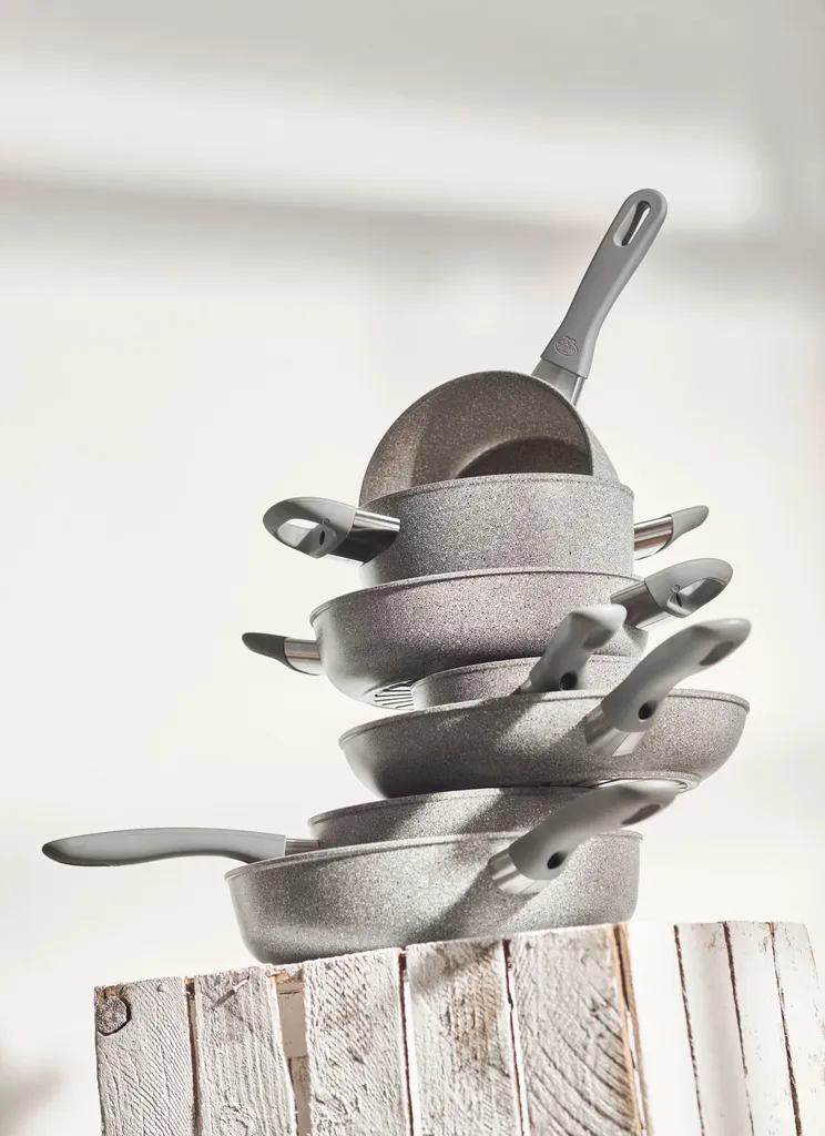 BALLARINI 75002-938-0, 2 L, Rund, Grau, Aluminium, Grau, Gas, Induktion 7 BALLARINI 75002-938-0, 2 L, Rund, Grau, Aluminium, Grau, Gas, Induktion – Bild 7