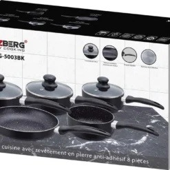 Herzberg HG-5003BK: 8-Teiliges Marmor-Kochgeschirr-Set - Schwarz 20 Herzberg HG-5003BK: 8-Teiliges Marmor-Kochgeschirr-Set - Schwarz -Brutzellust Verkaufsgeschäft e48efdb511d5874b54565324dc070deb