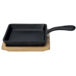 Tognana Porcellane W8458X7FUTA, Quadratisch, Allzweckpfanne, Schwarz, Fusion Taste, Eisenguss, Keramik, Gas, Halogen, Induktion, Versiegelte Platte