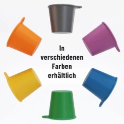 SoPro 12x Schnapsbecher Plastik 4 Cl Wiederverwendbar - Shotgläser 40 Milliliter Weiß - Mehrweg Schnapsglas Zum Umhängen -Brutzellust Verkaufsgeschäft e5dab868902bef48f192d276de02de4e