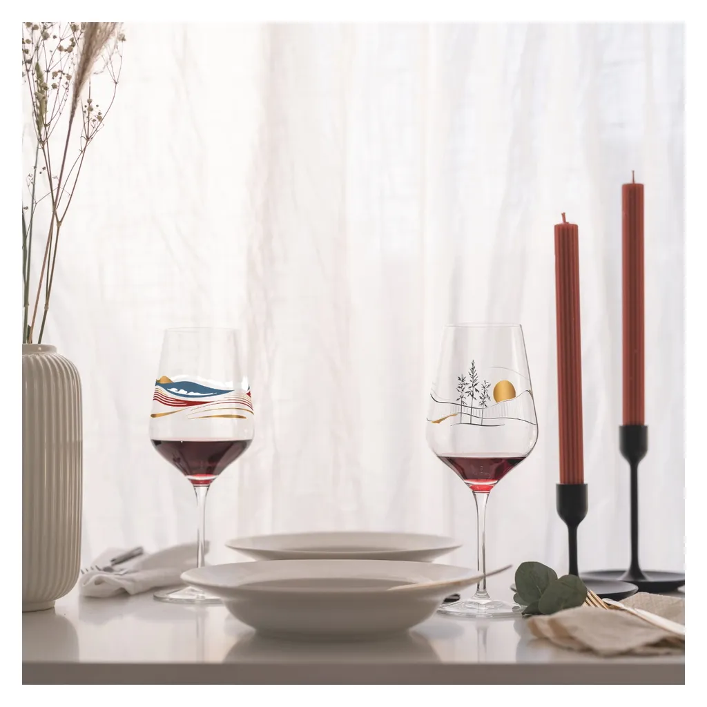 Herzkristall Rotweinglas #8 Von Christine Kordes 8 Herzkristall Rotweinglas #8 Von Christine Kordes – Bild 8