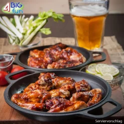 Gusseisen Topf 4L Gusseiserner Topf Ø 22cm Kochtopf Aus Gusseisen Mit Deckel-Bratpfanne -Brutzellust Verkaufsgeschäft e770a62097ff601076c7f834125c879e