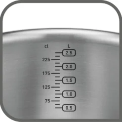 Tefal Virtuoso Topfset, 7-Teilig, Edelstahl - 7-Teiliges Set Aus 1x Stielkasserolle 16cm, 3x Kochtöpfen 16/20/24cm + 3x Deckel -Brutzellust Verkaufsgeschäft e83d3cb9787b64b424015f44bf4da30e