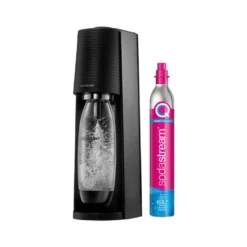 SodaStream TERRA Wassersprudler, Schwarz -Brutzellust Verkaufsgeschäft e855ae89bbec899f7c6c717b11928892