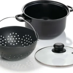 Genius World´s Greatest Pot | Topf Mit Siebeinsatz Ø 25 Cm | Set 3-tlg.; A24655