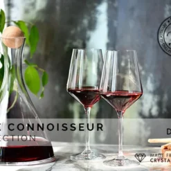 KROSNO Wine Connoisseur Wein Karaffe Rotwein Dekanter, 1000 Ml, Handgemacht -Brutzellust Verkaufsgeschäft ef788eb61609a4d2aa45f67bb0702bce