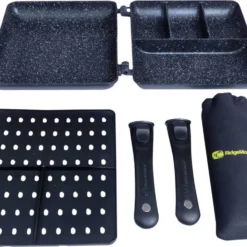 RidgeMonkey Connect Combi & Streamer XXL Granite Edition - Pfanne